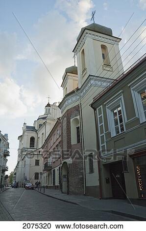 Stock Image - Dominican Church Of The Holy Spirit, Vilnius, Lithuania. Fotosearch