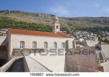 Dominican Monastery And Museum, Dubrovnik, Dubrovnik-Neretva, Croatia View Large Photo Image Stock Photo - Dominican Monastery And Museum, Dubrovnik, Dubrovnik-Neretva, Croatia. Fotosearch