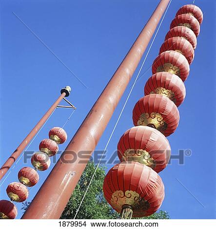 Dongyue Taoist Temple, Red Lanterns View Large Photo Image Picture - Dongyue Taoist Temple, Red Lanterns. Fotosearch