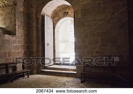 Door In The Abbey Of Mont-Saint-Michel, France View Large Photo Image Picture - Door In The Abbey Of Mont-Saint-Michel, France. Fotosearch