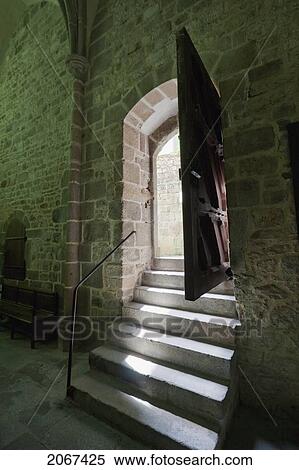 Door Of A Chapel In The Abbey Of Mont-Saint-Michel, France View Large Photo Image Stock Photography - Door Of A Chapel In The Abbey Of Mont-Saint-Michel, France. Fotosearch