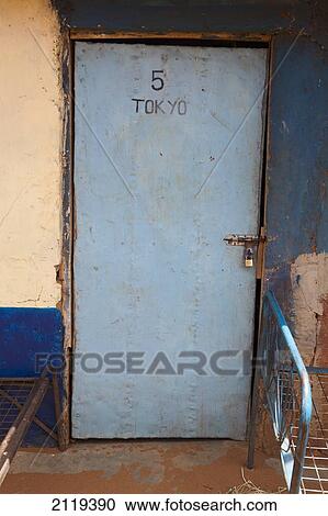 Door of room in cheap hotel; Kenya View Large Photo Image Stock Image - Door of room in cheap hotel; Kenya. Fotosearch