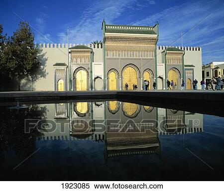 Stock Photography - Doors Of Royal Palace (Dar El- Makgzen). Fotosearch