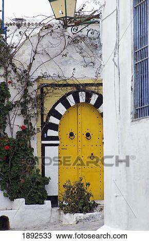 Stock Image - Doorway In Tunis. Fotosearch
