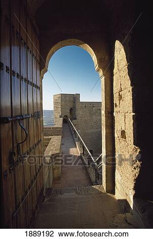 Stock Image - Doorway Of Lamota Fortress. Fotosearch