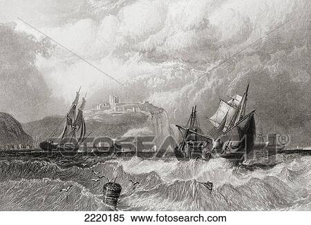 Stock Photography - Dover, Kent, England In The Early 19Th Century. From The History Of England Published 1859.. Fotosearch