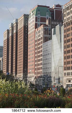 Stock Image - Downtown Chicago, Illinois, Usa. Fotosearch