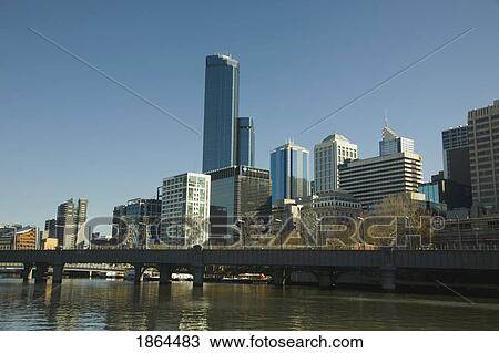 Downtown Melbourne, Australia View Large Photo Image Stock Image - Downtown Melbourne, Australia. Fotosearch