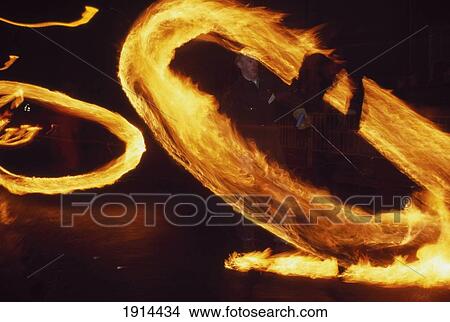 Picture - Driving Evil Spirits Away At Hogmanay. Fotosearch