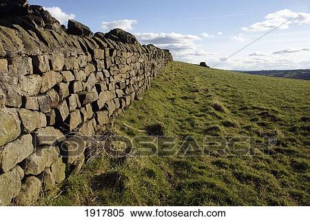 Stock Photography - Drystone Wall Near North Rigton. Fotosearch
