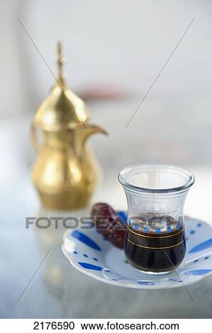 Stock Image - Dubai, Uaecoffee And Date. Fotosearch