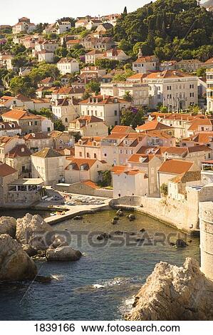 Dubrovnik Cityscape; Croatia View Large Photo Image Stock Photograph - Dubrovnik Cityscape; Croatia. Fotosearch