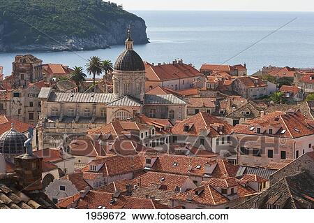 Dubrovnik From The City Walls, Dubrovnik-Neretva, Croatia View Large Photo Image Stock Image - Dubrovnik From The City Walls, Dubrovnik-Neretva, Croatia. Fotosearch