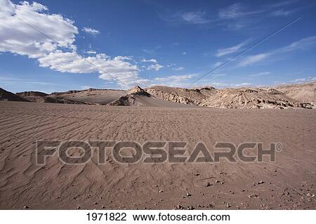 Stock Image - Dunes In The Valle De La Luna (Moon Valley), San Pedro De Atacama, Antofagasta Region, Chile. Fotosearch