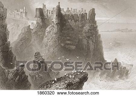 Dunluce Castle, County Antrim, Ireland. Drawn By W. H. Bartlett, Engraved By J. Cousen. From ôThe Scenery And Antiquities Of Irelandö By N. P. Willis And J. Stirling Coyne. Illustrated From Drawings By W. H. Bartlett. Published London C. 1841. View Large Photo Image Stock Image - Dunluce Castle, County Antrim, Ireland. Drawn By W. H. Bartlett, Engraved By J. Cousen. From ôThe Scenery And Antiquities Of Irelandö By N. P. Willis And J. Stirling Coyne. Illustrated From Drawings By W. H. Bartlett. Published London C. 1841.. Fotosearch