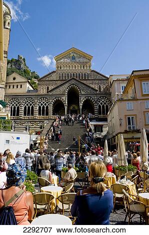 Stock Photo - Duomo Di San Andreas, Amalfi, Campania, Italy. Fotosearch