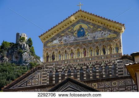 Duomo Di San Andreas, Amalfi, Campania, Italy View Large Photo Image Stock Photograph - Duomo Di San Andreas, Amalfi, Campania, Italy. Fotosearch