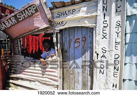 Durban Township Barber View Large Photo Image Stock Image - Durban Township Barber. Fotosearch