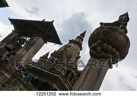 Durbar Square from Bahktapur, town close to Kathmandu; Bahktapur, Nepal View Large Photo Image Stock Image - Durbar Square from Bahktapur, town close to Kathmandu; Bahktapur, Nepal. Fotosearch