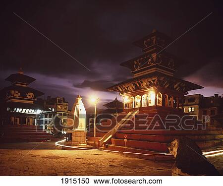 Stock Image - Durbar Square. Fotosearch
