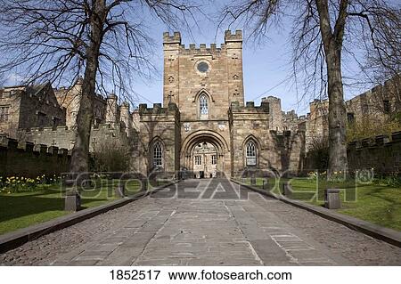 Stock Photo - Durham Castle; Durham, England. Fotosearch