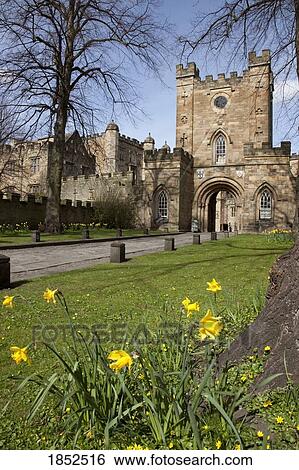 Stock Photograph - Durham Castle; Durham, England. Fotosearch