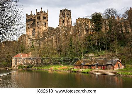 Stock Photo - Durham Cathedral; Durham, England. Fotosearch