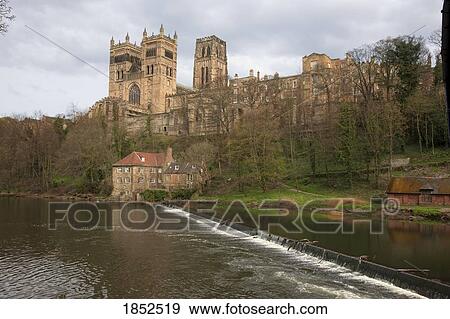 Stock Photo - Durham Cathedral, Durham, England. Fotosearch