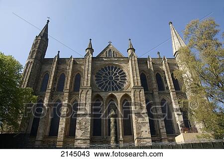 Stock Image - Durham Cathedral, near Newcastle; Durham, England. Fotosearch