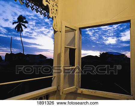 Dusk In Stone Town View Large Photo Image Stock Photograph - Dusk In Stone Town. Fotosearch