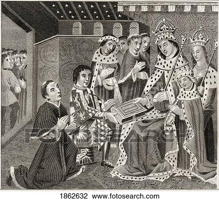 Earl Rivers And Caxton Presenting Their Book And Printer To King Edward Iv Engraved By Birrel From The Book A Catalogue Of Royal And Noble Authors Volume Ii Published 1806 View Large Photo Image Stock Image - Earl Rivers And Caxton Presenting Their Book And Printer To King Edward Iv Engraved By Birrel From The Book A Catalogue Of Royal And Noble Authors Volume Ii Published 1806. Fotosearch