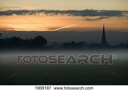 Stock Photo - Early Autumn Morning On Blackheath Common, Greenwich, London, Uk. Fotosearch
