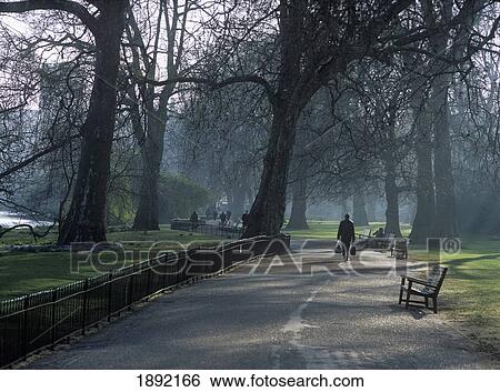 Stock Photograph - Early Morning In St. James's Park. Fotosearch