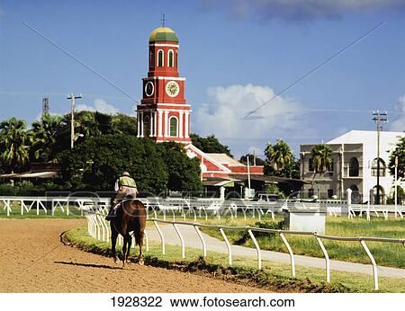 Stock Image - Early Morning On The Garrison Savannah. Fotosearch
