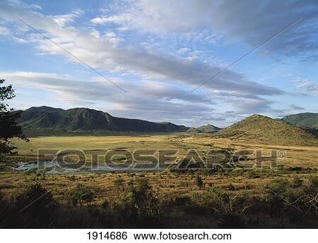 Stock Photograph - East African Landscape. Fotosearch