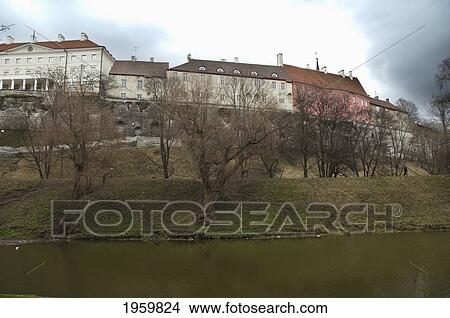 Picture - Eastern Slope Of Toompea In Tallinn, Estonia. Fotosearch