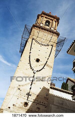 Stock Image - Ecija, Sevilla, Spain; La Iglesia De Santa Domingo (Saint Dominics Church). Fotosearch