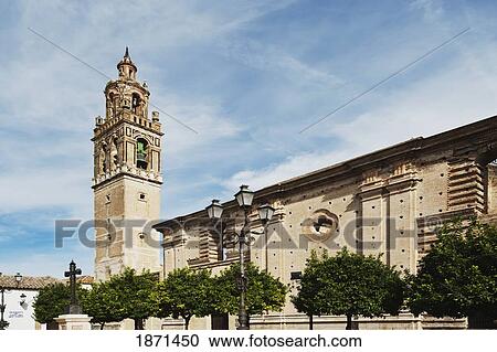 Stock Image - Ecija, Sevilla, Spain; La Iglesia Mayor De Santa Cruz. Fotosearch