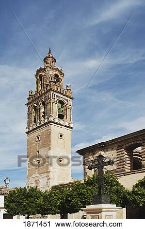 Stock Image - Ecija, Sevilla, Spain; La Iglesia Mayor De Santa Cruz. Fotosearch