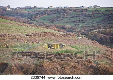 Eco-Home Malator, Known As The Teletubby House, The Eye; Pembrokeshire Coastal Path, Wales, United Kingdom View Large Photo Image Picture - Eco-Home Malator, Known As The Teletubby House, The Eye; Pembrokeshire Coastal Path, Wales, United Kingdom. Fotosearch