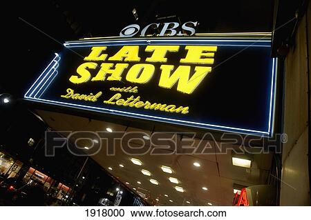 Stock Image - Ed Sullivan Theater On 54Th Stree. Fotosearch