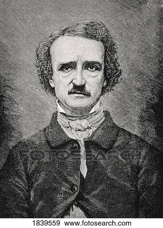 Edgar Allan Poe 1809 To 1849 American Author Editor And Critic From 19Th Century Print View Large Photo Image Stock Photo - Edgar Allan Poe 1809 To 1849 American Author Editor And Critic From 19Th Century Print. Fotosearch
