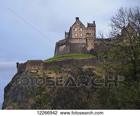 Edinburgh Castle; Edinburgh, Scotland View Large Photo Image Stock Image - Edinburgh Castle; Edinburgh, Scotland. Fotosearch
