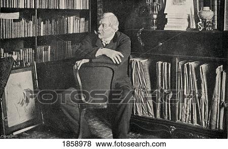 Edmond De Goncourt In His Study. Edmond Louis Antoine Huot De Goncourt, 1822-1896. French Artist And Author. From The Book The International Library Of Famous Literature. Published In London 1900. Volume Xviii. View Large Photo Image Stock Photo - Edmond De Goncourt In His Study. Edmond Louis Antoine Huot De Goncourt, 1822-1896. French Artist And Author. From The Book The International Library Of Famous Literature. Published In London 1900. Volume Xviii.. Fotosearch
