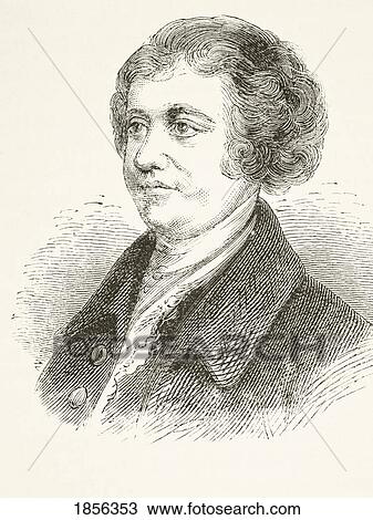 Stock Image - Edmund Burke 1729 To 1797 Anglo Irish Philosopher, Author And Statesman. From The National And Domestic History Of England By William Aubrey Published London Circa 1890. Fotosearch