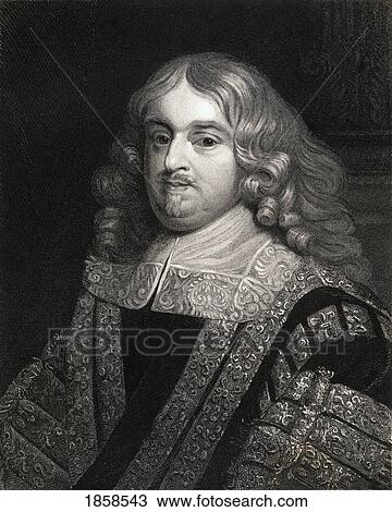 Stock Image - Edward Hyde 1St Earl Of Clarendon, Viscount Cornbury, Sir Edward Hyde And Baron Hyde Of Hindon, 1609-1674. English Statesman, Historian From The Book ÃƒÂ¢Ã¢â€šÂ¬Ã…â€œLodgeÃƒÂ¢Ã¢â€šÂ¬Ã¢â€žÂ¢S British PortraitsÃƒÂ¢Ã¢â€šÂ¬Ã‚Â Published London 1823.. Fotosearch