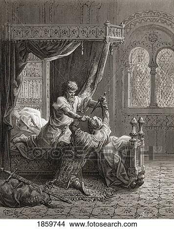 Edward I Of England 1239 To 1307 Kills His Would-Be Assassin June 1272 View Large Photo Image Picture - Edward I Of England 1239 To 1307 Kills His Would-Be Assassin June 1272. Fotosearch