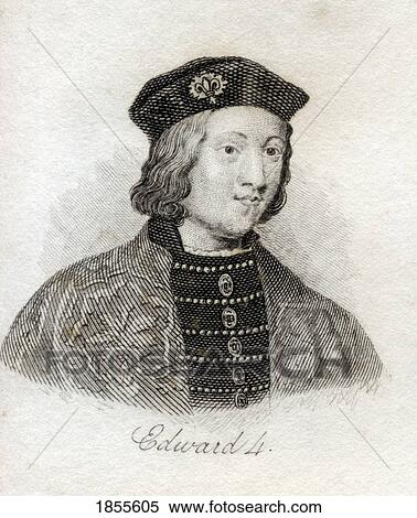 Stock Photography - Edward Iv 1442-1482 King Of England From The Book Crabbs Historical Dictionary Published 1825. Fotosearch
