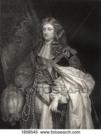 Stock Photography - Edward Montagu 1St Earl Of Sandwich, Viscount Hinchingbrooke, 1625-1672. English Admiral Who Brought Charles Ii To England 1660. From The Book ÃƒÂ¢Ã¢â€šÂ¬Ã…â€œLodgeÃƒÂ¢Ã¢â€šÂ¬Ã¢â€žÂ¢S British PortraitsÃƒÂ¢Ã¢â€šÂ¬Ã‚Â Published London 1823.. Fotosearch