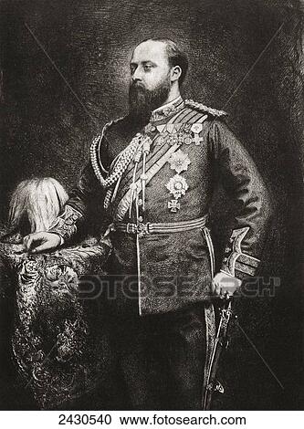 Stock Image - Edward Prince of Wales, future Edward VII, 1841. Fotosearch